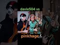 davie504 vs pinkhage bass battle!!!!! #ベース #bass #davie504