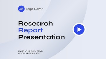 Free Research Report Presentation Video Template (Customizable) - FlexClip