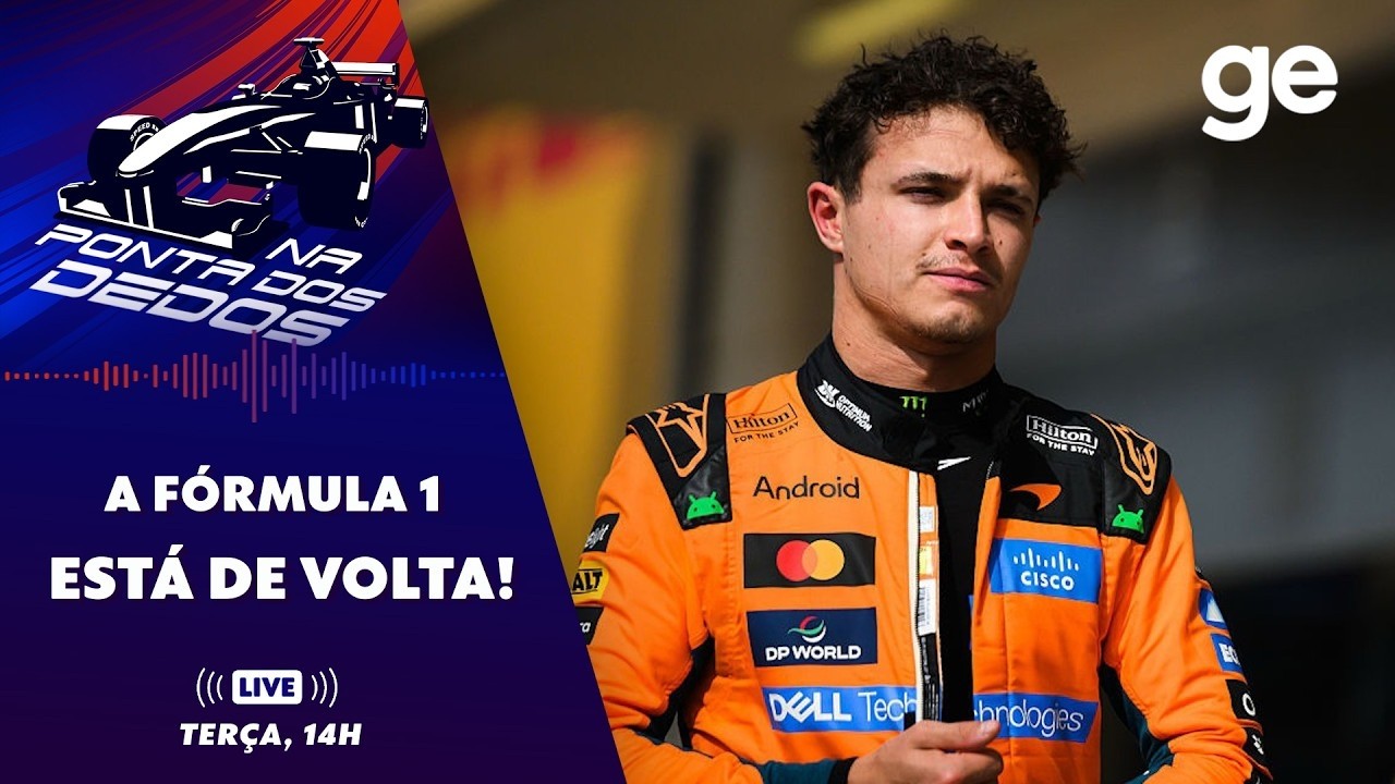 NA PONTA DOS DEDOS PROJETA TEMPORADA DA FÓRMULA 1 #podcast | ge.globo