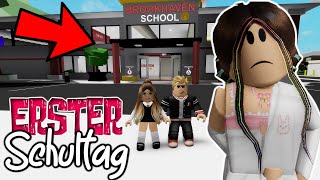 Ich bin die NEUE SCHÜLERIN 👩🏻‍🎓 in BROOKHAVEN 🏫 Roblox Story Roleplay RP DEUTSCH