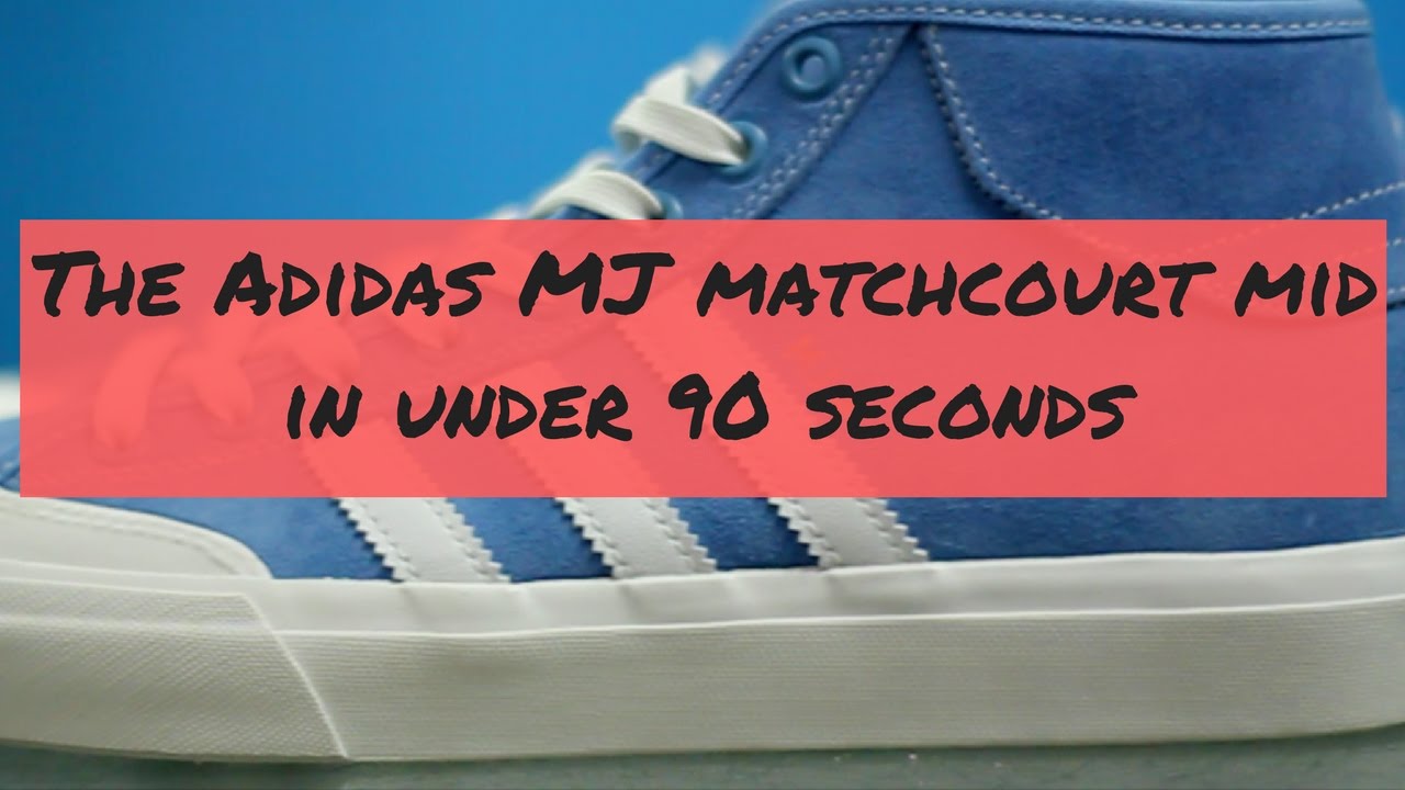 adidas matchcourt mid blue