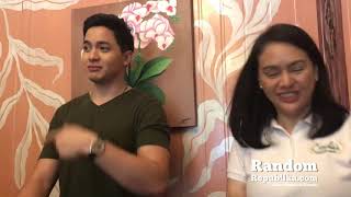 ALDEN Richards surprises BLOGGERS during their visit to CONCHA's Garden Cafe