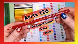 Présentation crayons de couleur Arrtx 126 couleurs 