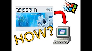 How to install TopSpin NMR Software on Windows