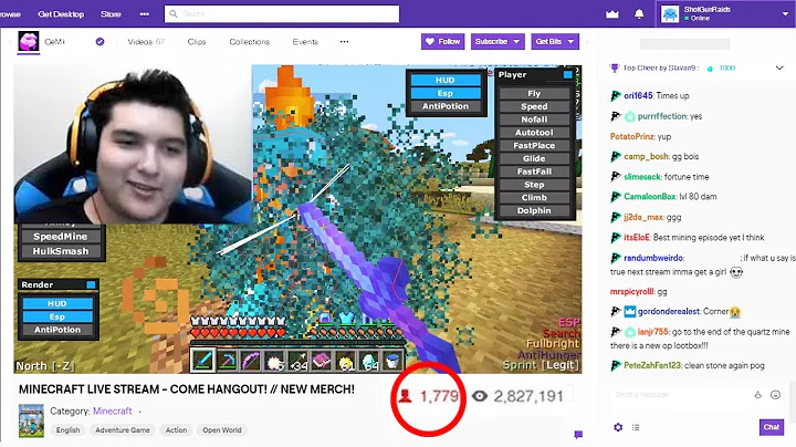 I caught a Twitch streamer HACKING on my Minecraft server LIVE..