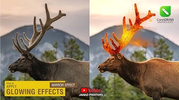 Glow Effect | Glow Effect Apply in CorelDraw | @jawadprinters