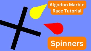 Algodoo Marble Race Tutorial Episode 3: Spinners