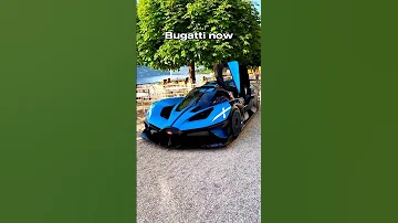 Bugatti Now Vs Then Bugatti Divo Centodieci Mistral New Old Vs France Cars 