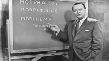 1957 Linguistics Lecture Series with Henry Lee Smith. Episode 7. English Grammar part 1