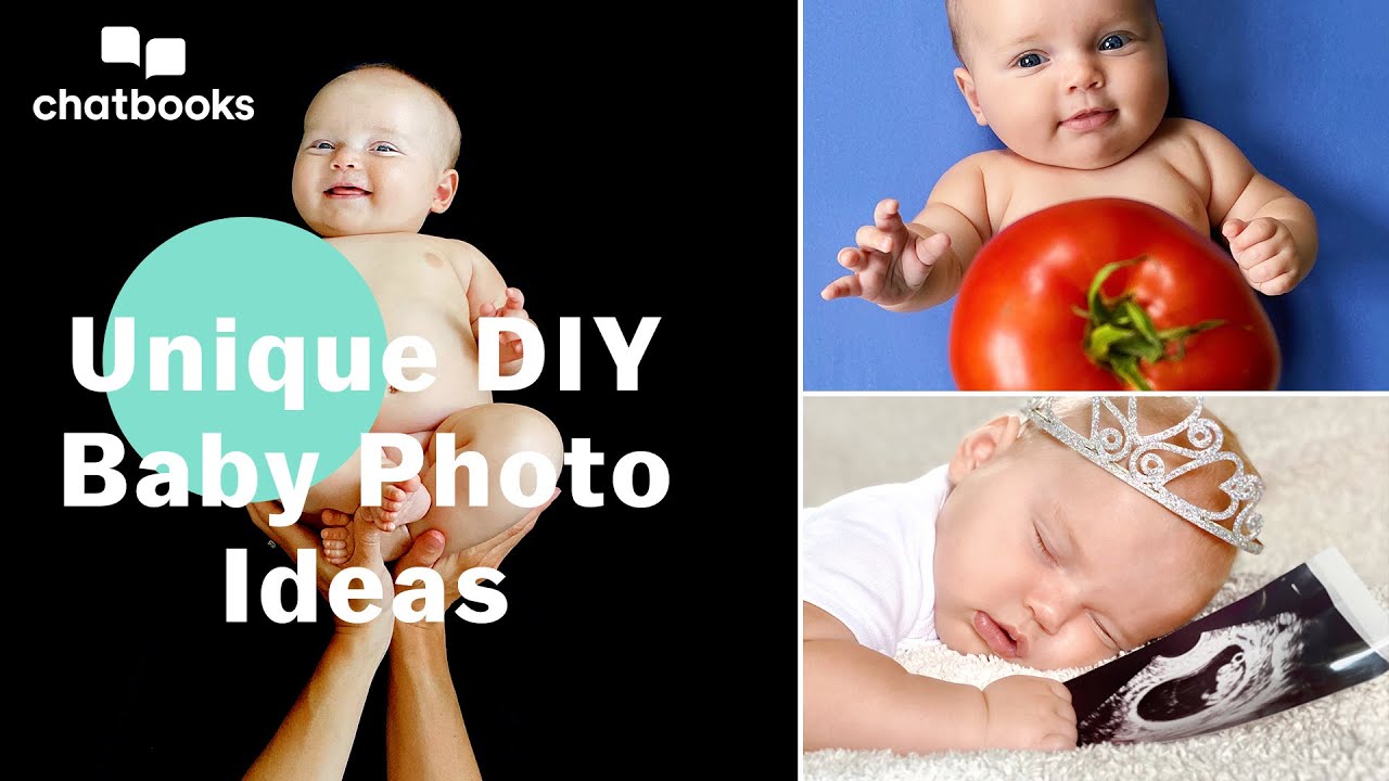 Parents take funny monthly baby photos for first year
