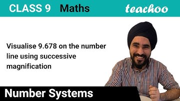 Visualise 9.678 on the number line using successive magnification - Class 9 - Teachoo