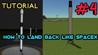 How to land back like SpaceX in Simple Rockets 2