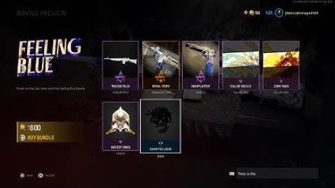 Feeling Blue Bundle Preview Call of Duty Vanguard