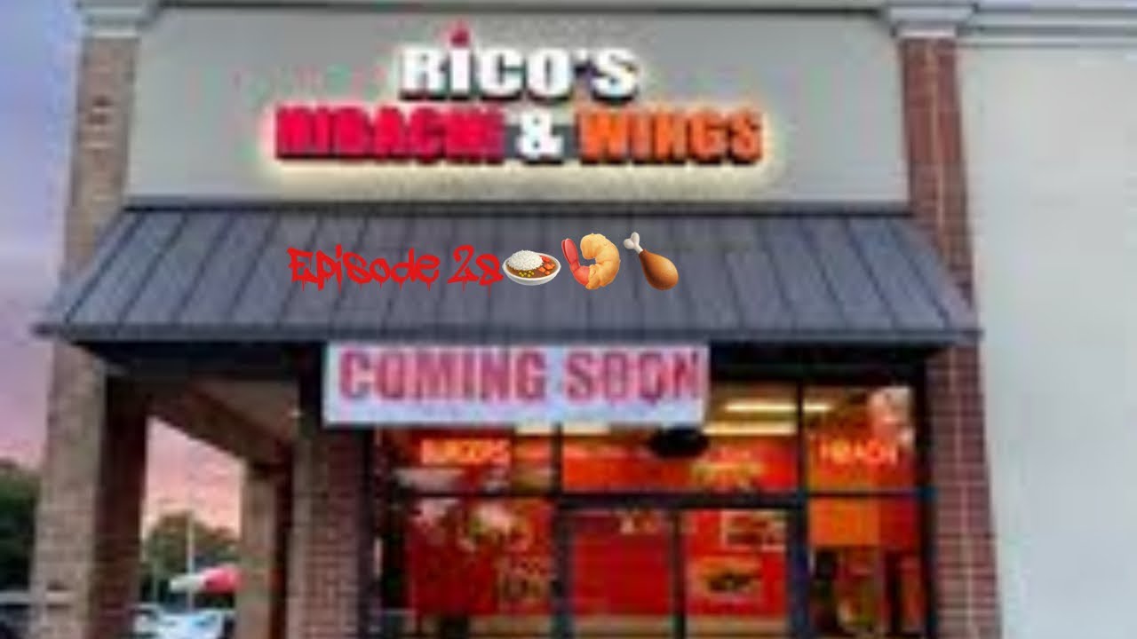 Rico’s Hibachi & Wings Shrimp🍤Hibachi & their Honey🍯BBQ Wings🍗Review