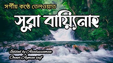 সূরা আল বায়্যিনাহ || Surah Al-Baynah || سورة البينه || অসাধারন কন্ঠে কোরআন তেলওয়াত ||