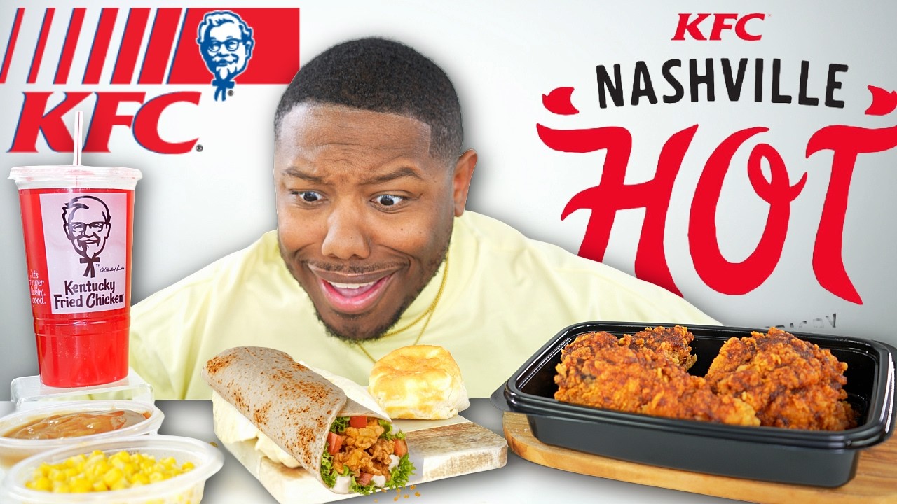 KFC Spicy Twister | They Brought Back Nashville Hot Chicken 🍗