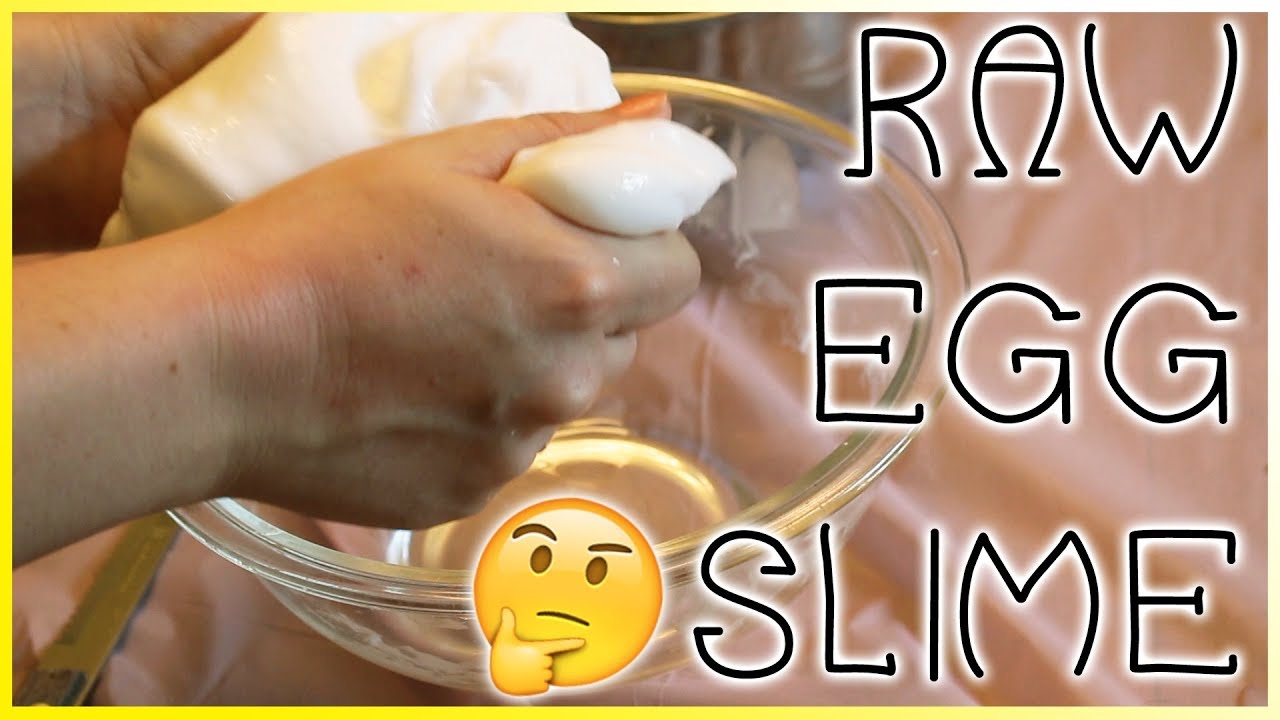 Raw Egg Slime YouTube