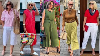 Natural Older Women OVER 50 60 70 |New Trends Fashion For Women |Summer|Fall Fashion 2026