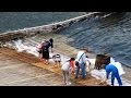 Banboo Trap system To Catch Huge Fish「大漁」大瀬観光やな 栃木県茂木町