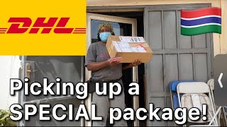 HOW WE RECEIVE OUR INTERNATIONAL MAIL IN GAMBIA, AFRICA | DHL VISIT
