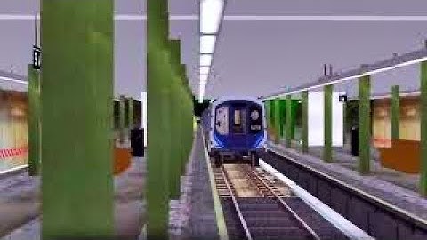 Hmmsim 2 R220 Test Train Bypassing 9th Av & R46 A Train Entering Chambers Street