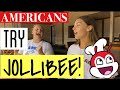 AMERICANS TRY JOLLIBEE!!! Ft. my basketball teammates *college edition*