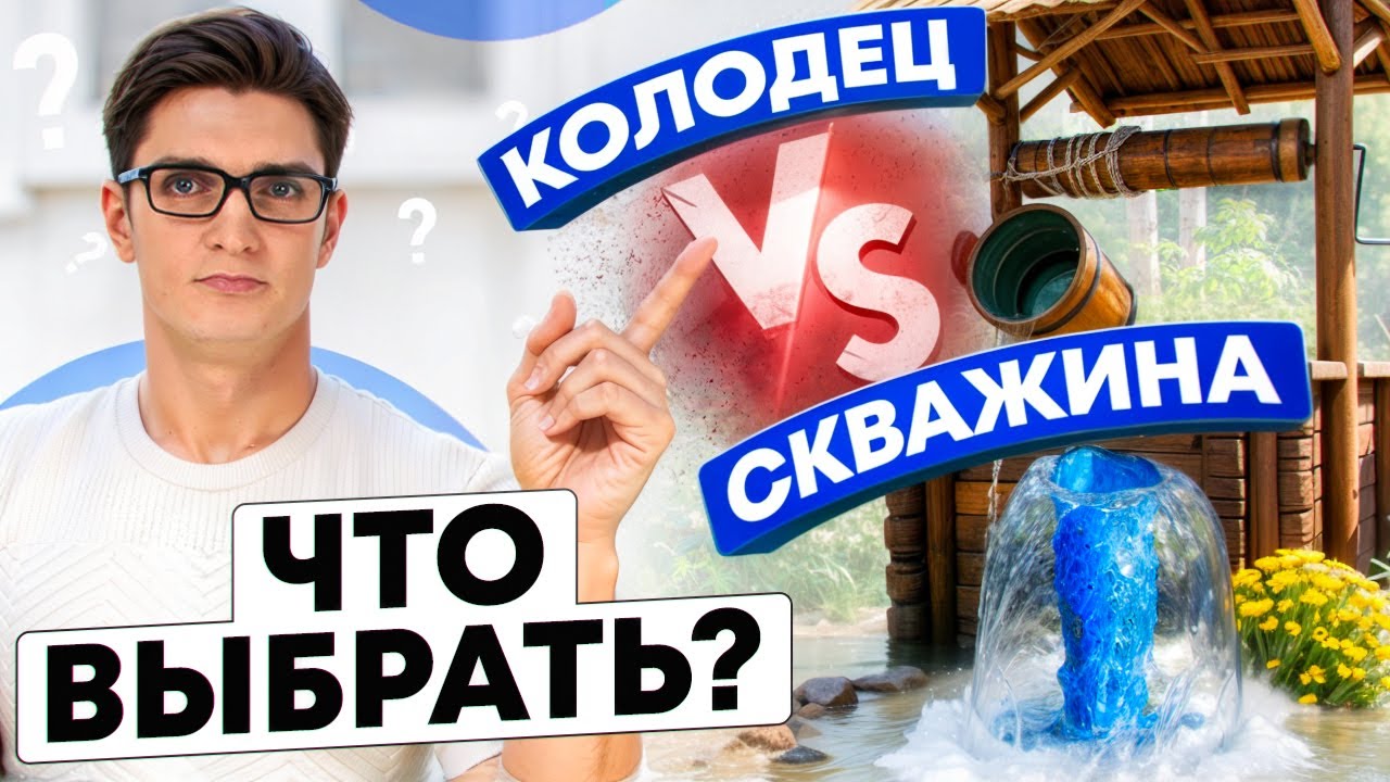 ЛУЧШЕ КОЛОДЕЦ ИЛИ СКВАЖИНА? | ВСЕ ПЛЮСЫ И МИНУСЫ - YouTube