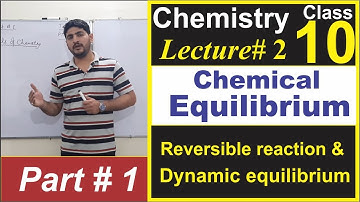 Chemistry class 10 | Reversible reaction and dynamic equilibrium | Chapter 1 | Lecture 2 Part 1