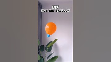 How to Make a Hot Air Balloon #shorts #crafts #diy #balloon