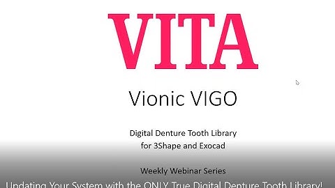 Updating Your System with the ONLY True Digital Denture Tooth Library!