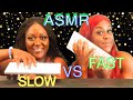 ASMR TYPING SOUNDS | SLOW VS FAST ASMR TYPING