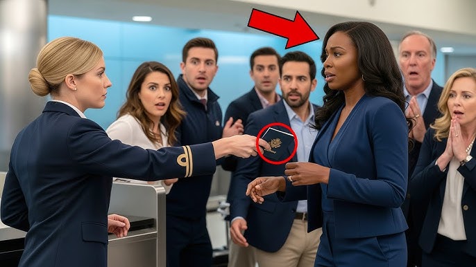 Gate Agent Snatches Black Woman's Passport —Seconds Later, She Freezes the Airline's Bank Account... - YouTube