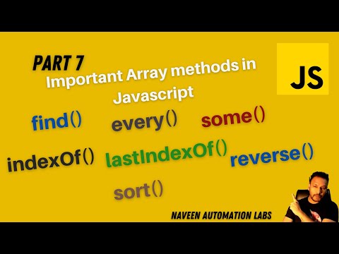 #7 - Important Array Methods in JavaScript - Part 2