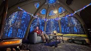 Rain Storm Vs Luxury Hot Tent - 2 Nights Glamping