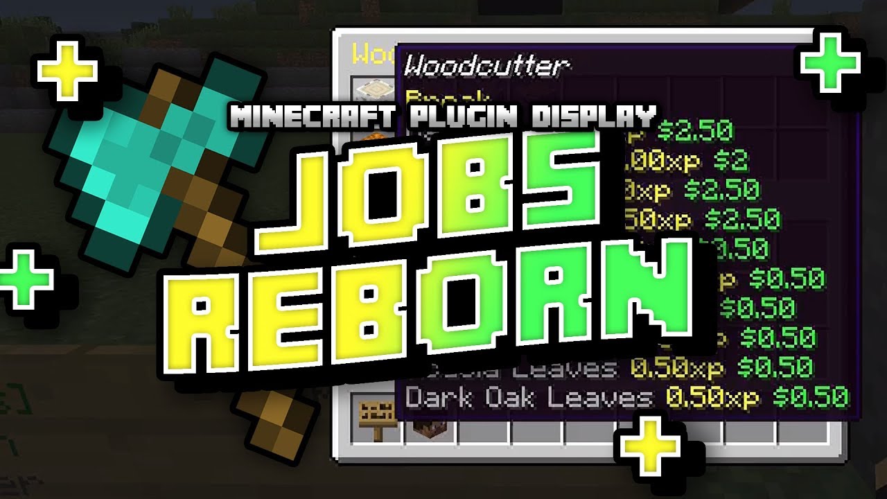 Minecraft Plugin Display Jobs Reborn Youtube