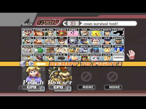 Super Smash Bros. Brawl - Battle #173: Rosalina vs Bowser