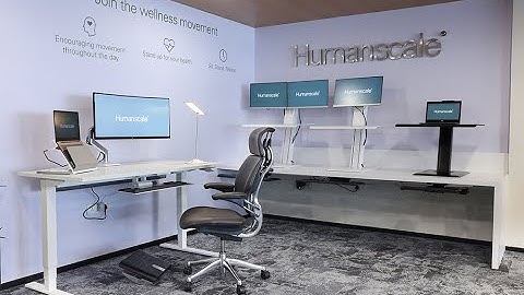 Humanscale Ergonomic Workstation Demo