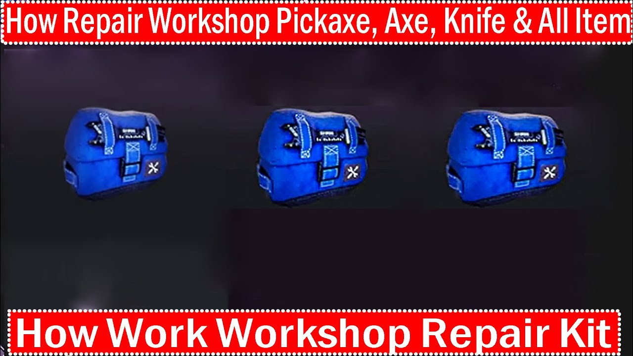 Icarus How Repair Workshop Pickaxe, Axe, Knife & All Item New Update 