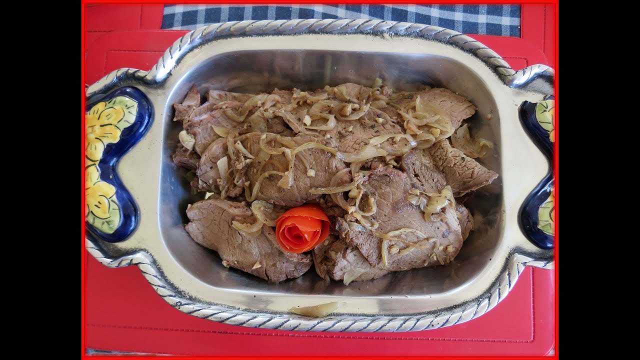 Easy Roast Beef Recipe -- The Frugal Chef - YouTube