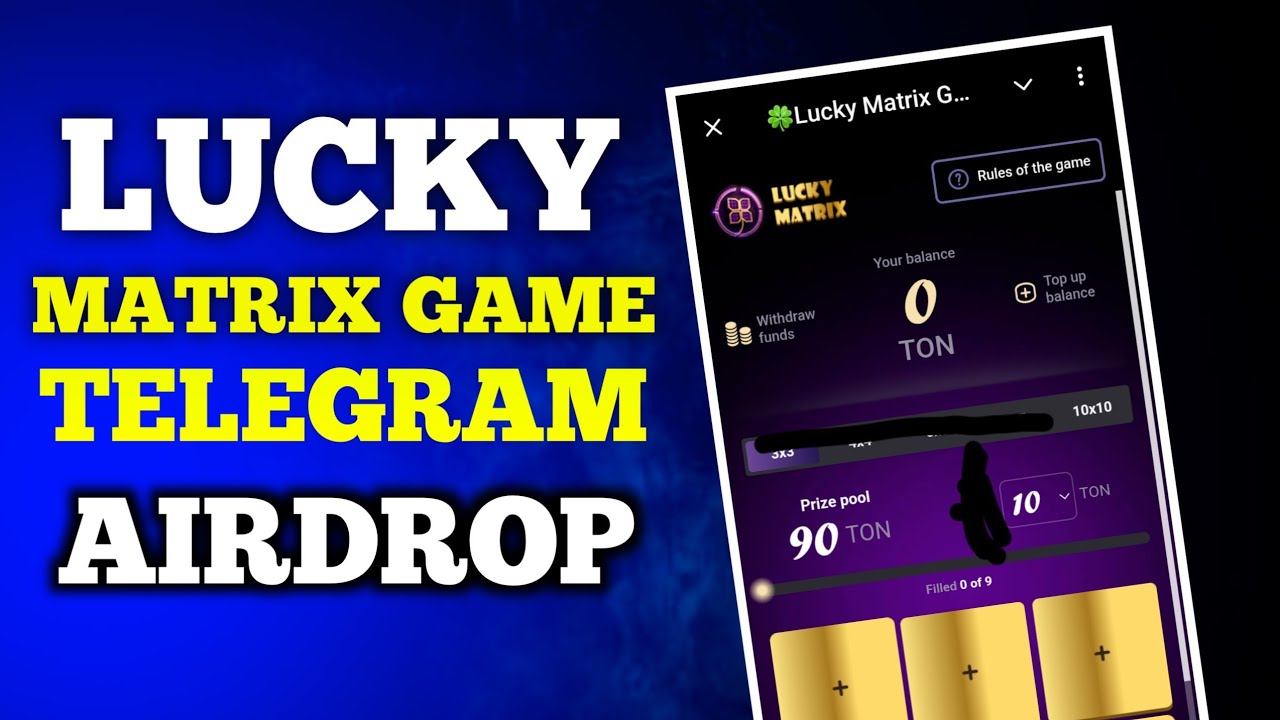 Luck Matrix How To Play Lucky Matrix Game | Telegram Lucky Matrix Airdrop - YouTube