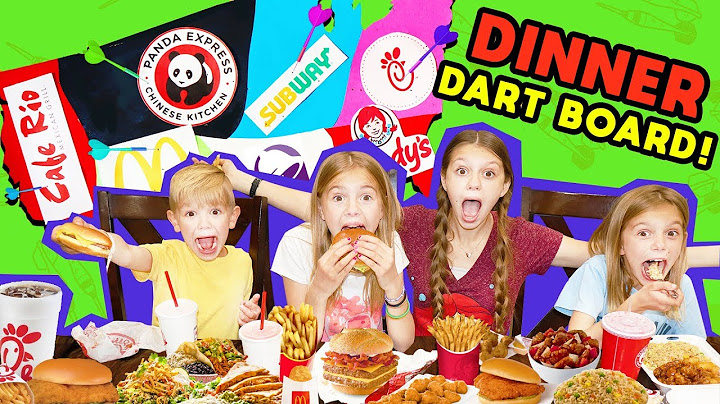 Throwing A Dart at a MAP And Buy Whatever It Lands On! Tannerites DINNER DART BOARD!