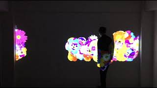 flower sphere - TouchDesigner + Kinect