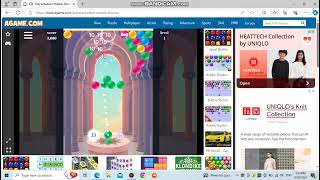 Playing Arkadium's Bubble Shooter on Agame(29/9/2024) screenshot 2