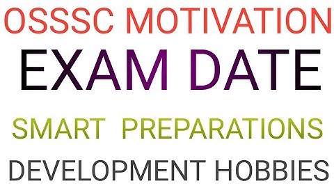 OSSSC JR CLERK18 COMPUTER SKILL TEST IMPORTANT INFORMATION