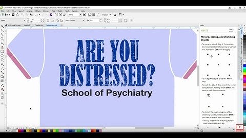 Creating a Distressed Look in CorelDRAW