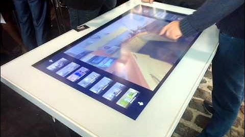 La table tactile à Rent2015