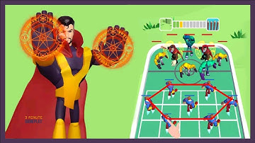 Merge Master: Superhero League | 3 Minute Gameplay EP.01 | Level 1-9