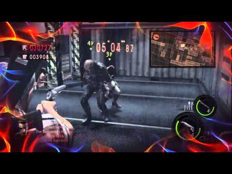 RE5 Return in the past... Ship Deck Survivors Team with Saddler46 vs quitters...