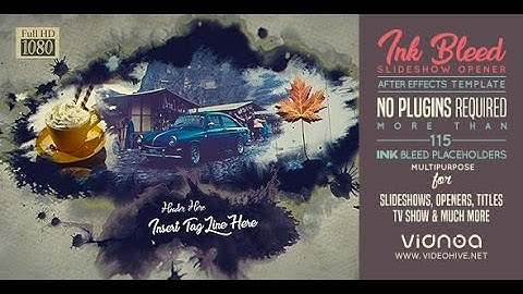 Ink Bleed - After Effects Template