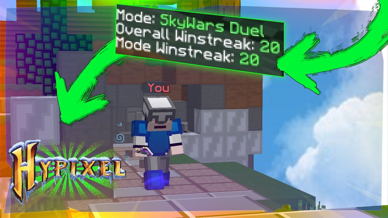 I was on daily leaderboards │ Skywars Duels until I lose